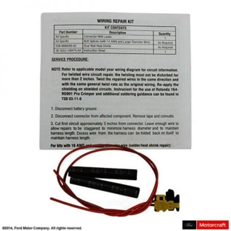 Motorcraft Seat Belt Pretensioner Connector, WPT-1230