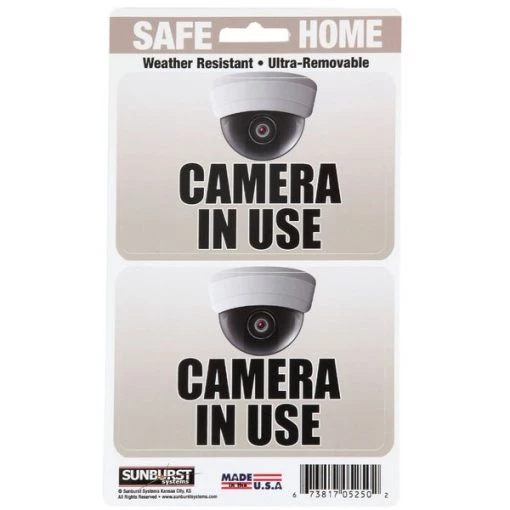 Decal Camera in Use 5 in x 8.5 in