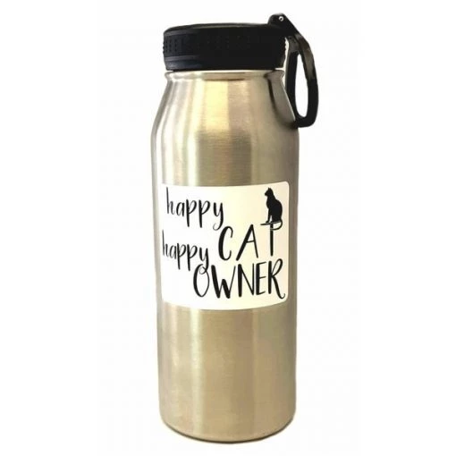 Decal Zen Zone Happy Cat Happy Owner 4 in x 5 in