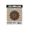 Sunburst Systems Decal Zen Zone Mandala Black On Gold 4 in x 5 in