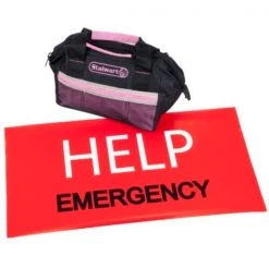 Fleming Supply 55 Pc Emergency Roadside Kit with Travel Bag – Pink