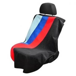 Seat Armour SA100STRIPE BMW 3Stripe Black Seat Cover 2 Seat Armour SA100STRIPE BMW 3Stripe Black Seat Cover