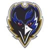 Team Promark Baltimore Ravens Auto Emblem Color Alternate Logo