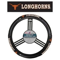 Fremont Die 2324556667 NCAA Texas Longhorns Steering Wheel Cover – Massage Grip Style