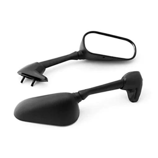 1998-2002 Yamaha YZF R1 R6 OEM Stock Style Racing Mirrors Left & Right Set 01 02; Black