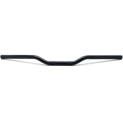 KapscoMoto JBM-102-B Motorcycle Handlebar 0.9 in. Black Euro Style Bobber Cruiser Cafe Racer Bike