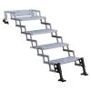 Torklift A7844 Glowstep Stow N Go Truck Camper Scissor 4 Steps White Bracket