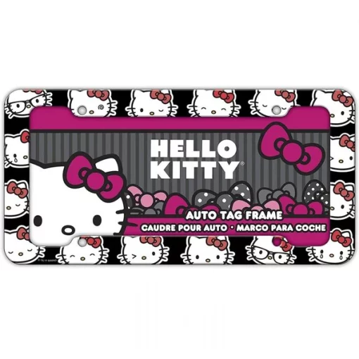 Hello Kitty 815381 Hello Kitty Character License Plate Frame