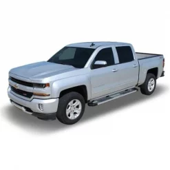 Raptor RAP1786-ALM 6 in. OEM Stainless Steel Running Boards for 2007-2018 Chevy Silverado & GMC Sierra 1500; 2500; 3500 Crew Cab – Aluminum