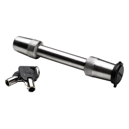 B&W Hitches TS51234 Tri-Max Stainless Steel Class III & IV Receiver Lock Fits All 2 in. Receivers