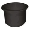 T-H Marine LCH-1-DP 3.12 in. Large Cup Holder - Black