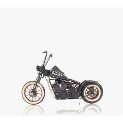 Old Modern Handicrafts AJ113 Hardcore 67 Chopper Motorcycle Metal Handmade