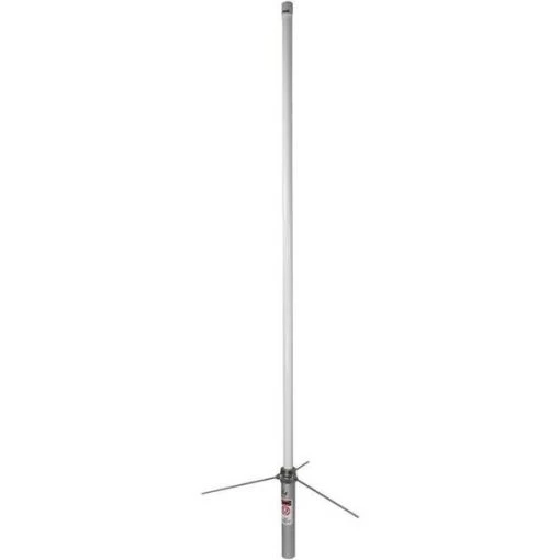 TRAM WSP1477 Pre-Tuned 144MHz-148MHz VHF & 430MHz-460MHz UHF Amateur Dual-Band Base Antenna White Fiberglass