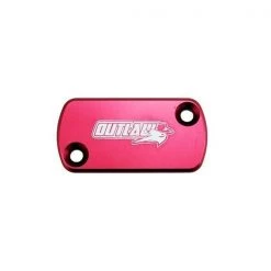 Front Billet Brake Cap; Red