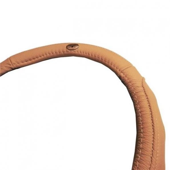 Steering Wheel Cover; Leather – Tan