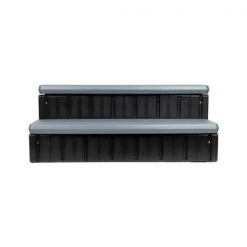 Blue Wave NP5878 Heatwave Spa Step with Storage; Slate Gray