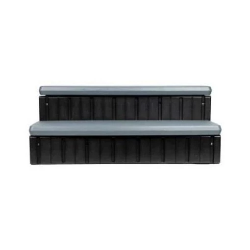 Blue Wave NP5878 Heatwave Spa Step with Storage; Slate Gray