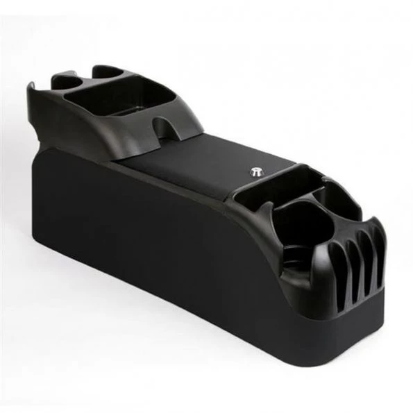 TSI Products 54211 Clutter Catcher- Low Profile Center Console; Black