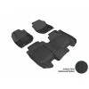 FSJC L1HD08501509 3D MAXpider Complete Set Custom Fit All-Weather Floor Mat For Honda HR-V; Black