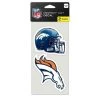 Wincraft Denver Broncos Set of 2 Die Cut Decals