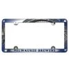 Wincraft Milwaukee Brewers License Plate Frame Plastic Full Color Style