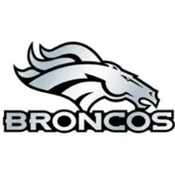 Cisco Independent Denver Broncos Auto Emblem - Silver