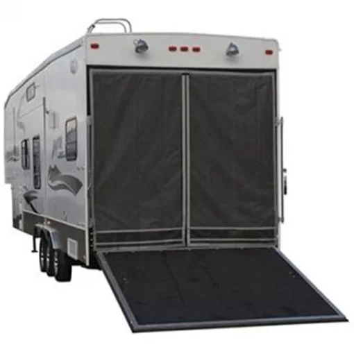 Toy Hauler Screen Rip and Grip – Black and Gray