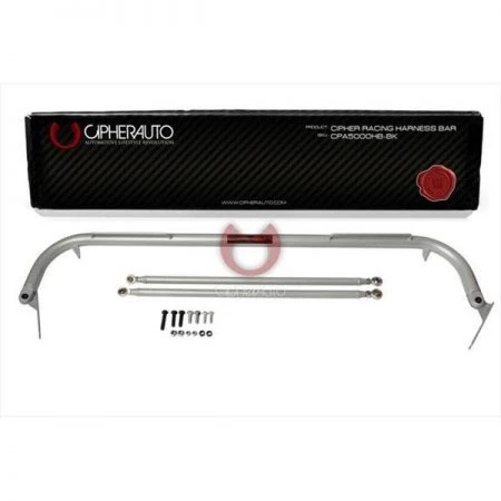 Cipher CPA5000HB-SV Racing Harness Bar Silver Powder Coated 48 in. Universal Fitment;