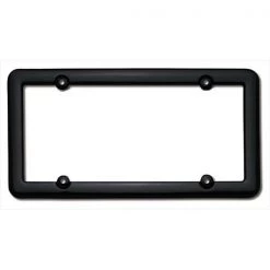 Cruiser Accessories Llc Cruiser Accessories 20640 Nouveau License Plate Frame; Black Plastic