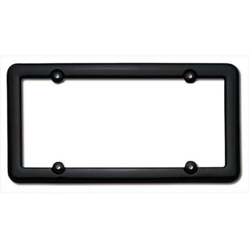 Cruiser Accessories Llc Cruiser Accessories 20640 Nouveau License Plate Frame; Black Plastic 1 Cruiser Accessories 20640 Nouveau License Plate Frame; Black Plastic