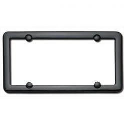 Cruiser Accessories Llc Cruiser Accessories 20650 Nouveau License Plate Frame; Black With fastener caps