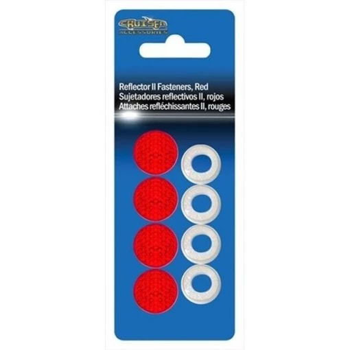 Strike3 Reflector II Fastener; Red 1 Reflector II Fastener; Red