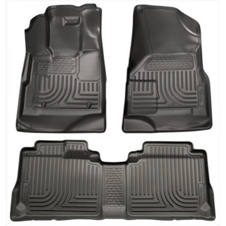 Husky Liners Husky Liner 98131 Weatherbeater Series Thermoplastic Olefin Black Front & 2Nd Seat Floor Liners