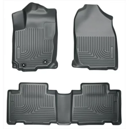 Husky Liners Husky Liner 98481 Weatherbeater Series Thermoplastic Olefin Black Front & 2Nd Seat Floor Liners