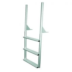 JIF MARINE EFLSNW4 4-Wide Step Dock Ladder Anodized Aluminum