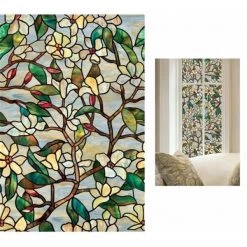 24 in. X 36 in. Summer Magnolia Window Film