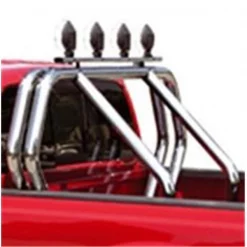 GO RHINO 9560C Truck Bed Bars Kit - Silver; Chrome Plated