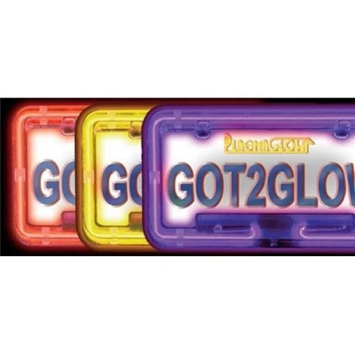 PlasmaGlow 10993 Color-Changing LED License Plate Frame