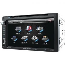 Power Acoustik PD 651B Double-DIN In-Dash LCD Touchscreen DVD Receiver