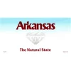 Smart Blonde LP-2218 Arkansas State Background Blanks Flat- Automotive License Plates Blanks for Customizing