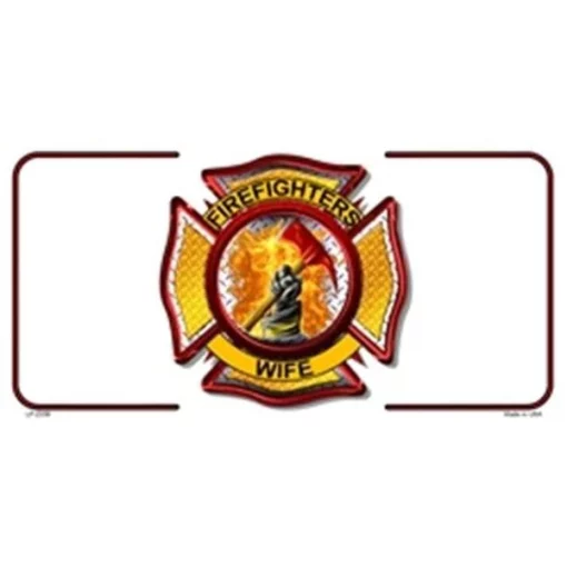 LP-2359 Firefighters Wife License Plates Tags