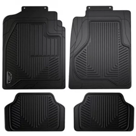Unique Accessories 78990 Black Full Coverage Heavy Duty Rubber Truck Floor Mat