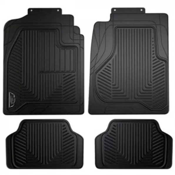 Unique Accessories 78990 Black Full Coverage Heavy Duty Rubber Truck Floor Mat