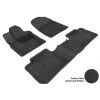 3D MAXpider L1JP00501509 JEEP GRAND CHEROKEE 2013-2014 KAGU BLACK R1 R2 BENCH SEAT (2 POSTS ON PASSENGER) Floor Mat