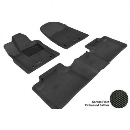 3D MAXpider L1JP00501509 JEEP GRAND CHEROKEE 2013-2014 KAGU BLACK R1 R2 BENCH SEAT (2 POSTS ON PASSENGER) Floor Mat