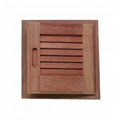 SeaTeak 60721 Louvered Door & Frame Small LH 12in.X 12in.