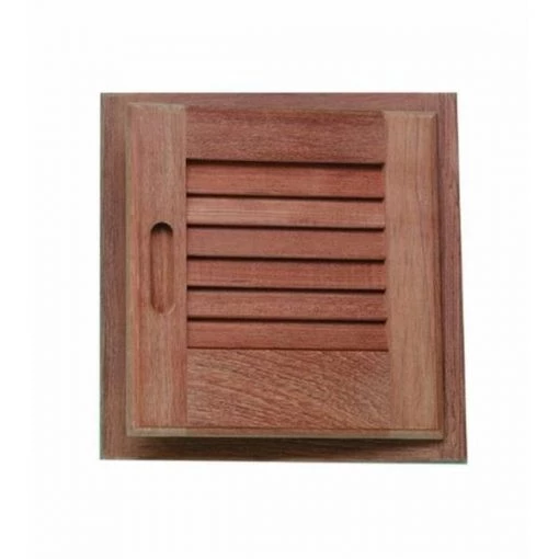 SeaTeak 60721 Louvered Door & Frame Small LH 12in.X 12in.