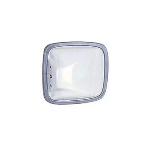 Wide Angle Flat 6.5 X 6 White