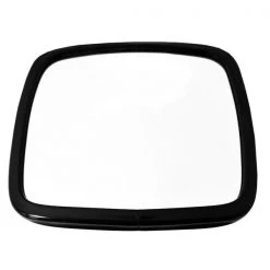 Velvac 6.5X6 Stud Mount Convex Black