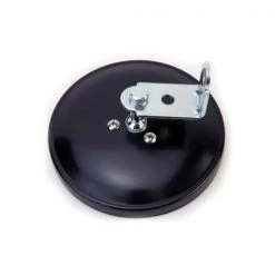 Velvac 5" Center Mt Black Flat Glass